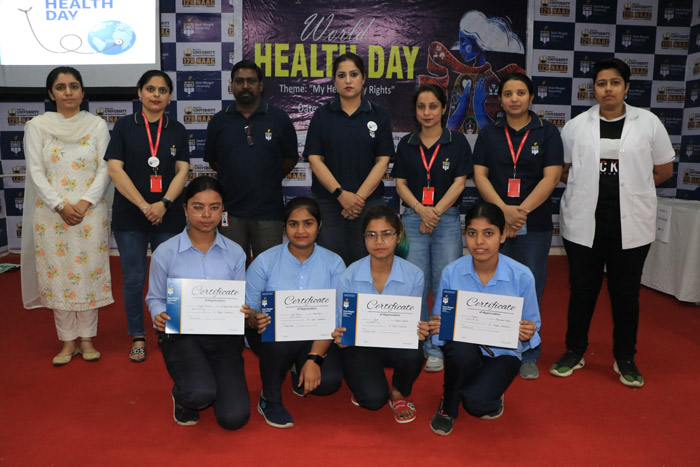 Desh Bhagat University celebrated World Health Day under awareness campaigns